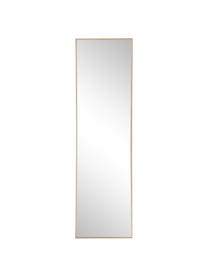 Specchio rettangolare da parete con cornice in legno marrone Avery, Cornice: legno di quercia, Superficie dello specchio: lastra di vetro, Marrone, Larg. 40 x Alt. 140 cm