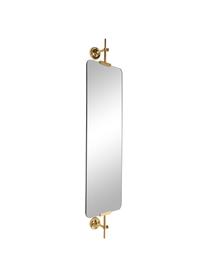 Schwenkbarer Wandspiegel Uman mit goldenem Metallrahmen, Spiegelfläche: Spiegelglas, Goldfarben, B 30 x H 107 cm