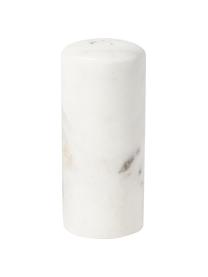Salière et poivrière en marbre Agata, 2 élém., Marbre, Blanc, noir, marbré, Ø 5 x haut. 10 cm