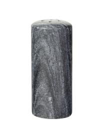 Salière et poivrière en marbre Agata, 2 élém., Marbre, Blanc, noir, marbré, Ø 5 x haut. 10 cm
