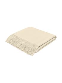 Manta de baby alpaca ligera Luxury, Crema, An 130 x L 200 cm