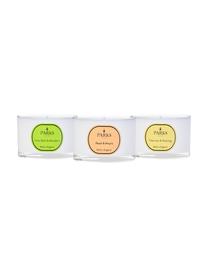 Geurkaarsenset Vintage Aromatherapy, 3-delig, Houder: glas, Verschillende geuren, Ø 7 x H 5 cm
