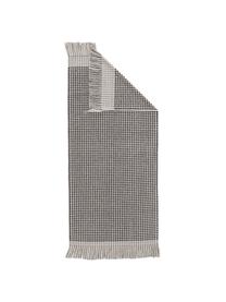 Handtuch Zelda in verschiedenen Größen, 100 % Baumwolle, Schwarz, Weiß, Badetuch, B 90 x L 150 cm
