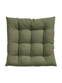 Sitzkissen Ava, 2 Stück, Bezug: 100 % Baumwolle, Olivgrün, B 40 x L 40 cm