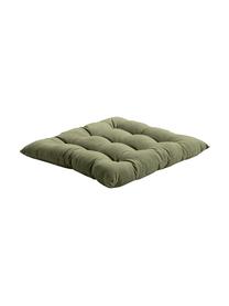 Sitzkissen Ava, 2 Stück, Bezug: 100 % Baumwolle, Olivgrün, B 40 x L 40 cm