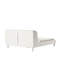 Lit matelassé Luma, Tissu beige clair, larg. 140 x long. 200 cm