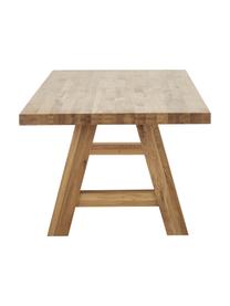 Table en bois de chêne Ashton, tailles variées, Bois de chêne massif, huilé
100 % bois FSC issu d'une sylviculture durable, Bois de chêne, huilé, larg. 200 x prof. 100 cm