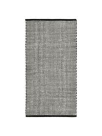 Ručně tkaný vlněný koberec Amaro, Černá, krémově bílá, Š 160 cm, D 230 cm (velikost M)