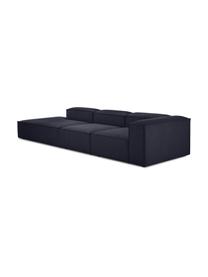 Modulární šezlong XL Lennon, Tmavě modrá, Š 357 cm, H 119 cm, opěradlo na pravé straně