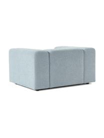 Bouclé-Sessel Lena, Bezug: Bouclé (93 % Polyester, 6, Gestell: Kiefernholz, Schichtholz,, Beine: Kunststoff, Bouclé Hellblau, B 134 x T 106 cm