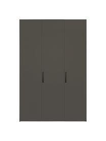 Draaideurkast Madison 3 deuren, inclusief montageservice, Frame: panelen op houtbasis, gel, Grijs, zonder spiegeldeur, B 152 cm x H 230 cm