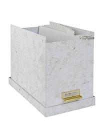 Závěsný organizér s 8 složkami Johan, Bílá, mramorovaná, Š 19 cm, V 27 cm