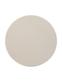 Runder Beistelltisch Illy, Mitteldichte Holzfaserplatte (MDF), lackiert, Beige, Ø 35 x H 50 cm