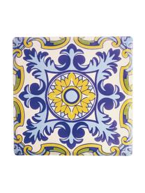 Panonderzetterset Deruta, 4-delig, Keramiek, kurk, Multicolour, B 16 x D 16 cm