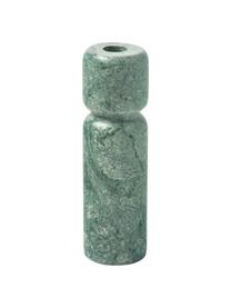 Kerzenhalter-Set Como aus grünem Marmor, 2-tlg., Marmor, Grün, marmoriert, Set mit verschiedenen Größen