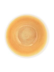 Handgemachte Schälchen Pure matt/glänzend mit Farbverlauf, 6 Stück, Keramik, Gelb, Weiß, Ø 16 cm