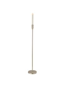 Candelabro de suelo grande Vela, Metal recubierto, Plateado, Ø 3 x Al 81 cm