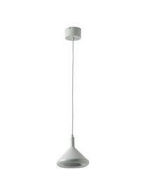 Lámpara de techo LED Alva, Cable: cubierto en tela, Gris claro, Ø 24 x Al 150 cm