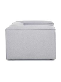 Fauteuil Lennon, Tissu gris clair, larg. 130 x prof. 101 cm