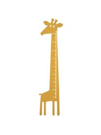 Messlatte Giraffe, Metall, pulverbeschichtet, Gelb, B 28 x H 115 cm