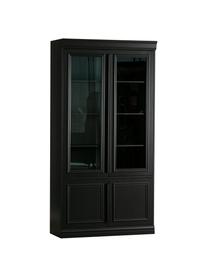 Vitrína Organize, Černá, Š 110 cm, V 215 cm