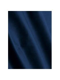 Geborduurde fluwelen kussenhoes Nora in blauw /goudkleur, 100% polyester fluweel, Marineblauw, 45 x 45 cm