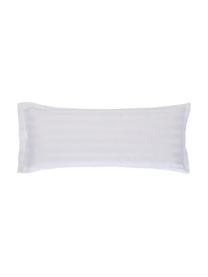 Funda de almohada de satén Willa, Blanco, An 45 x L 110 cm