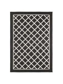 Dwustronny dywan wewnętrzny/zewnętrzny Sydney, Czarny, kremowy, S 200 x D 290 cm (Rozmiar L)