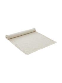 Chemin de table beige Hilma, 100 % coton, Beige, larg. 40 x long. 140 cm