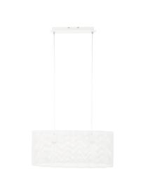 Owalna lampa wisząca Glicine, Biały, S 70 x W 28 cm