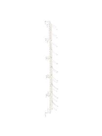 Zapatero de pared Skoforvaring, Estructura: metal recubierto, Blanco, An 52 x Al 160 cm