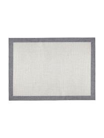 Tapis intérieur-extérieur, à faces distinctes Panama, 100 % polypropylène, Blanc cassé, gris, larg. 160 x long. 230 cm (taille M)