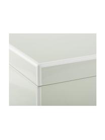 Sieradendoos Juliana met spiegel, Doos: gecoat MDF, Onderzijde: fluweel om het meubilair , Mintgroen met witte rand, 31 x 23 cm