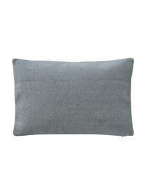 Housse de coussin rectangulaire coton Bonnie, 100 % coton, Bleu, beige, larg. 40 x long. 60 cm