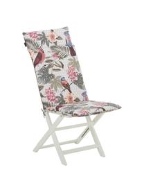 Coussin de chaise avec dossier imprimé tropical Faya, Multicolore