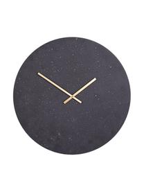 Reloj de pared Paris, Madera contrachapada, Negro, Ø 50 cm