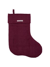 Calza Santa, Cotone, Rosso bordeaux, Larg. 32 x Alt. 45 cm