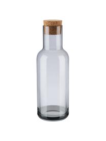 Carafe grise Fuum, 1 L, Gris, transparent, haut. 29 cm, 1 l