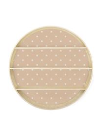 Mensola a muro rotonda Stars, Compensato, rivestito, Rosa, legno, Ø 56 x Prof. 10 cm