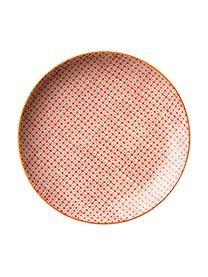 Assiette plate Carla, 3 élém., Grès cérame, Multicolore, Ø 25 cm