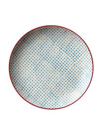 Assiette plate Carla, 3 élém., Grès cérame, Multicolore, Ø 25 cm