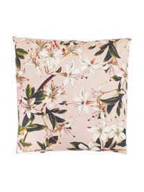 Taie d'oreiller 65x65 satin de coton Verano, 2 pièces, Vieux rose clair