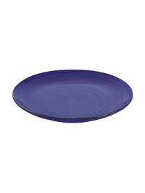 Ručne maľovaný raňajkový tanier Baita, 6 ks, Modrá