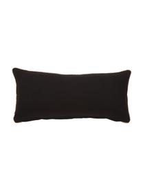 Coussin rectangulaire Wild Floral, Noir, anthracite, couleur cuivre