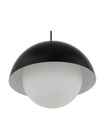 Lampa wisząca Lucille, Czarny, biały, Ø 35 x W 30 cm