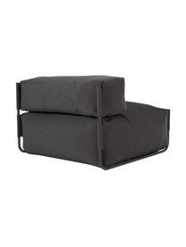 Fauteuil futon de jardin Square, Noir, larg. 101 x prof. 101 cm