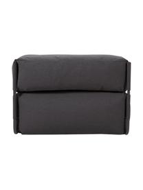 Fauteuil futon de jardin Square, Noir, larg. 101 x prof. 101 cm