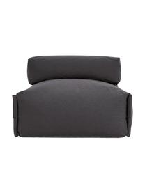 Fauteuil futon de jardin Square, Noir, larg. 101 x prof. 101 cm