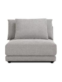 Mittelmodul Jasmin in Grau, Bezug: 85% Polyester, 15% Nylon , Gestell: Massives Fichtenholz FSC-, Webstoff Grau, B 92 x H 84 cm