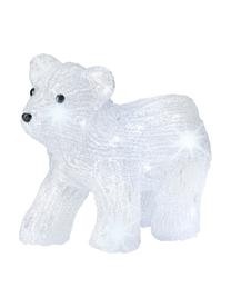 LED dekorace na baterie Bear, V 24 cm, Umělá hmota, Transparentní, černá, Š 29 cm, V 24 cm